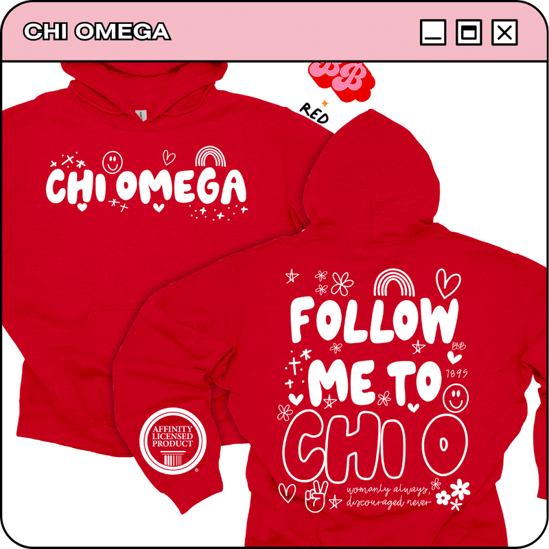 Follow Me to Chi O - Iconic Puff Hoodie