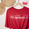 “Home for the Holidays” Greenup Icons - Red Comfort Colors Tee