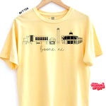 App State Icons - Yellow Comfort Colors Tee