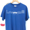 Brigham Young Icons - Blue Comfort Colors Tee/ Crew