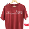 Ball State Icons - Red Comfort Colors Tee