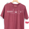 Campbellsville Icons - Brick Comfort Colors Tee