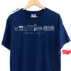 Carson Newman Icons - Navy Comfort Colors Tee/ Crew