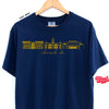 Central Oklahoma Icons - Navy Comfort Colors Tee/ Crew
