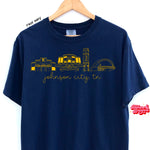 East Tennessee Icons - Navy Comfort Colors Tee