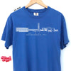 Grand Valley State Icons - Blue Comfort Colors Tee/ Crew