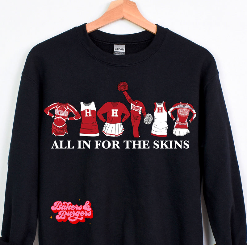 All In for the Skins Icons - Black Gildan Tee / Crew