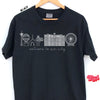 Las Vegas (city) Icons - Black Comfort Colors Tee