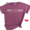 Mississippi State Icons - Maroon Comfort Colors Tee