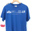 Middle Tennessee State Icons - Blue Comfort Colors Tee