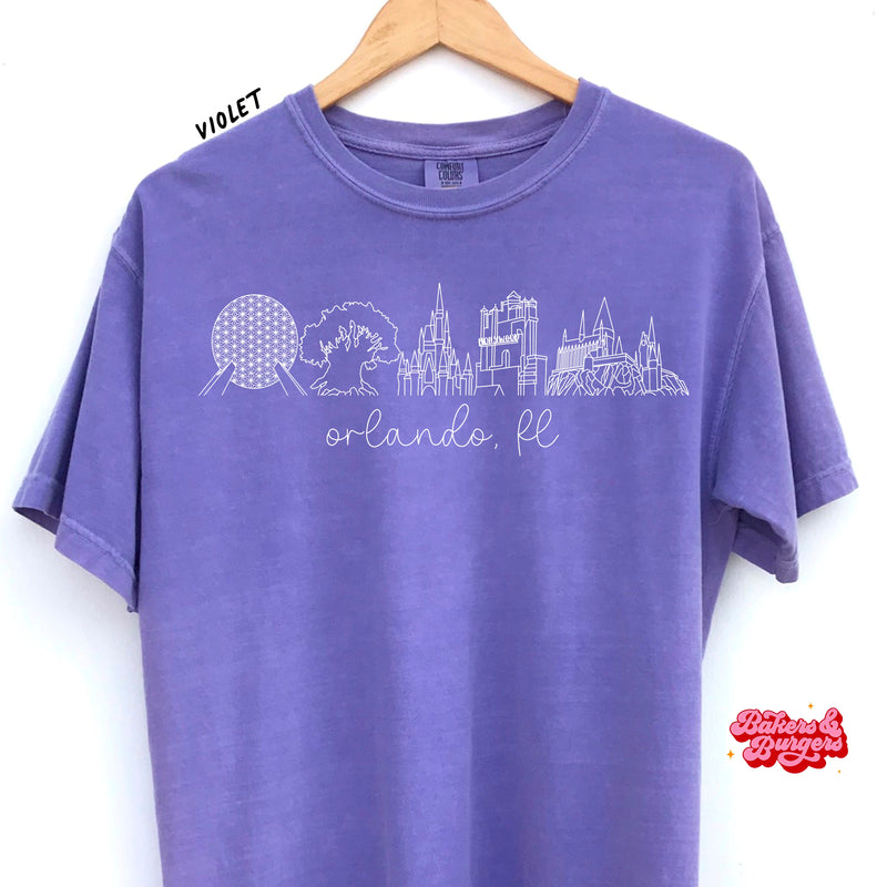They’re So Magical Icons - Purple Comfort Colors Tee