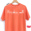 Princeton Icons - Orange Comfort Colors Tee/ Crew