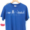 Saint Louis Icons - Blue Comfort Colors Tee/ Crew