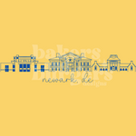 Delaware Icons - Yellow Comfort Colors Tee/ Crew