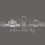 Pikeville Icons - Gray Comfort Colors Tee