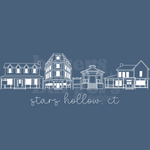 Stars Hollow Icons - Blue Comfort Colors Tee