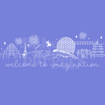 Welcome to Imagination Icons - Purple Comfort Colors Tee