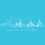 Mountain Climber Icons - Blue Comfort Colors Tee