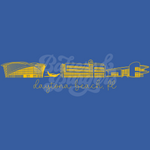 Embry Riddle Icons - Blue Comfort Colors Tee/ Crew